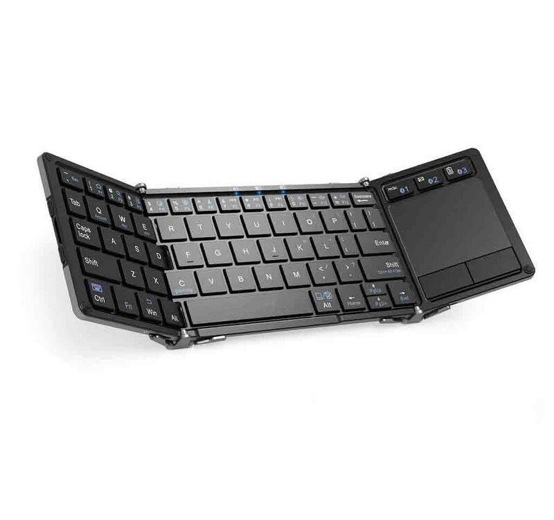 Folding Bluetooth Keyboard with Touchpad